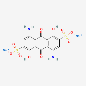 disodium;4,8-diamino-1,5-dihydroxy-9,10-dioxoanthracene-2,6-disulfonate