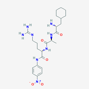 molecular formula C24H38N8O5 B12364565 H-D-CHA-Ala-Arg-pNA 