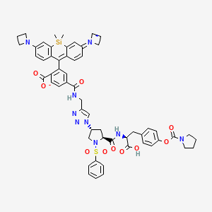 molecular formula C57H59N9O10SSi B12364621 Bop-JF646 