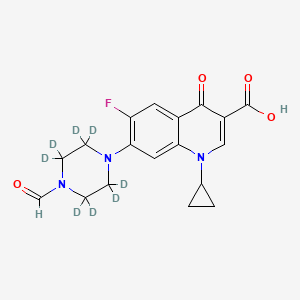 1-Cyclopropyl-6-fluoro-7-(4-formylpiperazin-1-yl)-4-oxo-1,4-dihydroquinoline-3-carboxylic acid-d8