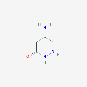 molecular formula C4H9N3O B12364652 5-Aminodiazinan-3-one 