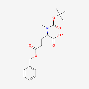 L-Glutamic acid, N-[(1,1-dimethylethoxy)carbonyl]-N-methyl-, 5-(phenylmethyl) ester