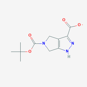 Pyrrolo[3,4-C]pyrazole-3,5(1H)-dicarboxylic acid, 4,6-dihydro-, 5-(1,1-dimethylethyl) ester