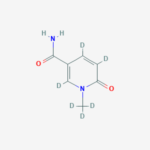 2,4,5-Trideuterio-6-oxo-1-(trideuteriomethyl)pyridine-3-carboxamide