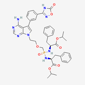 molecular formula C41H47N8O8P B12364704 AC2 selective-IN-1 