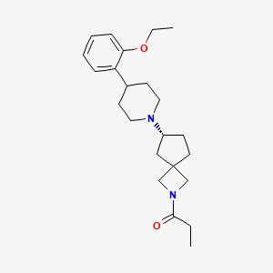 molecular formula C23H34N2O2 B12364729 M1/M4 muscarinic agonist 1 