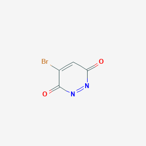 molecular formula C4HBrN2O2 B12364736 4-Bromopyridazine-3,6-dione 