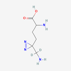 molecular formula C6H12N4O2 B12364793 Photo-DL-lysine-d2 