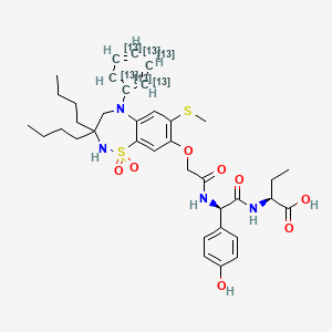 molecular formula C37H48N4O8S2 B12364815 Odevixibat-13C6 