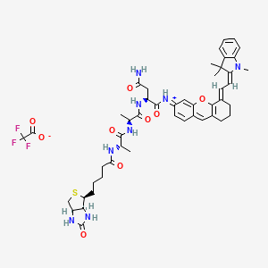 molecular formula C48H57F3N8O9S B12364828 HCy-AAN-Bio 