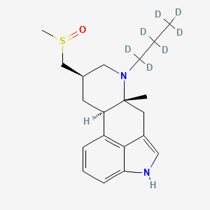 molecular formula C20H28N2OS B12364857 Pergolide sulfoxide-d7 