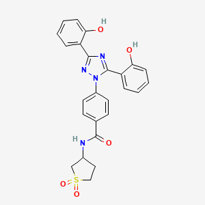 molecular formula C25H22N4O5S B12364901 Antifungal agent 88 