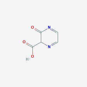 molecular formula C5H4N2O3 B12364907 3-oxo-2H-pyrazine-2-carboxylic acid 