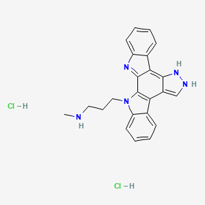 molecular formula C23H23Cl2N5 B12364913 PIM3-IN-1 (hydrochloride) 