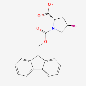 molecular formula C20H17FNO4- B12364915 Fmoc-trans-4-fluoro-pro-OH 