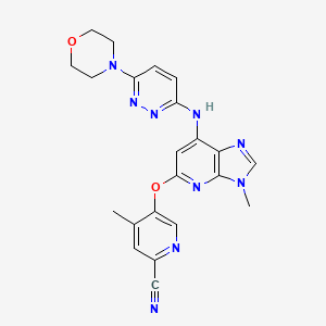 molecular formula C22H21N9O2 B12364942 Tyk2-IN-14 