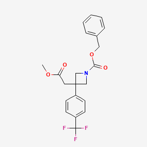 molecular formula C21H20F3NO4 B12364968 Neuroprotective agent 2 