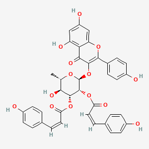 Kaempferol 3-O-alpha-L-(2, 3-di-Z-p-coumaroyl) rhamnoside