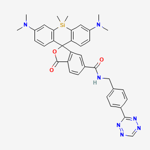 molecular formula C36H35N7O3Si B12364997 SiR-tetrazine 