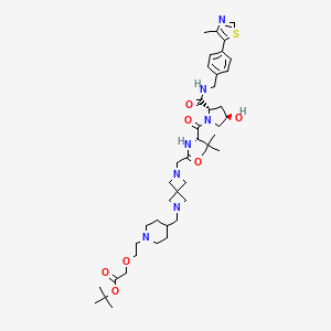 molecular formula C43H65N7O7S B12365013 E3 ligase Ligand-Linker Conjugate 31 