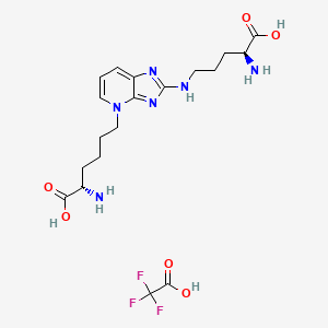 molecular formula C19H27F3N6O6 B12365032 Pentosidine (TFA) 