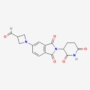 1-(2-(2,6-Dioxopiperidin-3-yl)-1,3-dioxoisoindolin-5-yl)azetidine-3-carbaldehyde