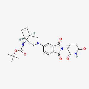 molecular formula C24H28N4O6 B12365105 E3 Ligase Ligand-linker Conjugate 84 