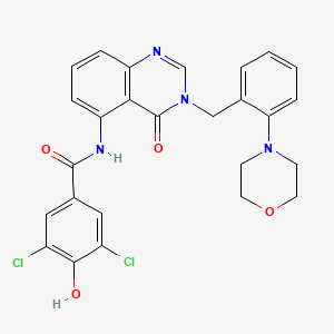 molecular formula C26H22Cl2N4O4 B12365106 Hsd17B13-IN-52 