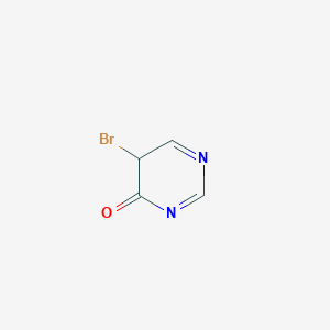 molecular formula C4H3BrN2O B12365124 5-Bromopyrimidin-4(5h)-one 