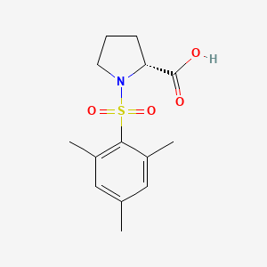 molecular formula C14H19NO4S B12365128 D-Proline, 1-[(2,4,6-trimethylphenyl)sulfonyl]- 