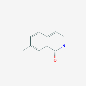 molecular formula C10H9NO B12365136 7-methyl-8aH-isoquinolin-1-one 