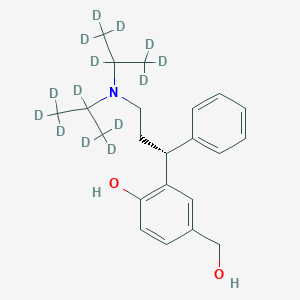 molecular formula C22H31NO2 B12365138 (R)-Hydroxytolterodine-d14 