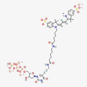 molecular formula C48H59Li4N6O22P3S2 B12365142 Sulfo-Cy3 dUTP 