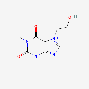 molecular formula C9H13N4O3+ B12365143 7-(-Hydroxyethyl)theophylline 