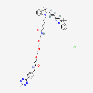 molecular formula C51H65ClN8O5 B12365149 Cy5-PEG3-Tetrazin 