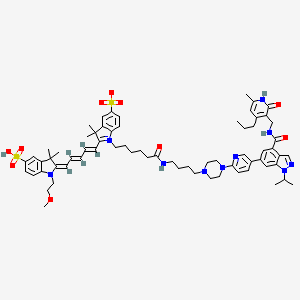 molecular formula C68H86N10O10S2 B12365153 Ezh2-AF647 