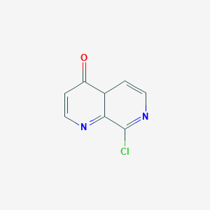 molecular formula C8H5ClN2O B12365178 8-chloro-4aH-1,7-naphthyridin-4-one 