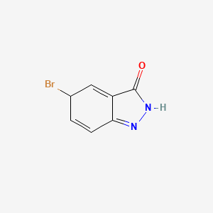 molecular formula C7H5BrN2O B12365205 5-Bromo-2,5-dihydroindazol-3-one 