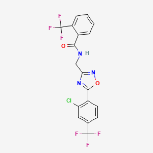 molecular formula C18H10ClF6N3O2 B12365208 Sdh-IN-11 