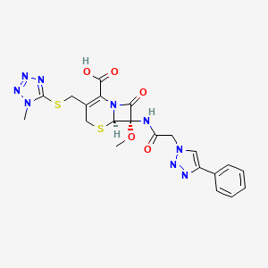 molecular formula C21H21N9O5S2 B12365237 Antibacterial agent 172 