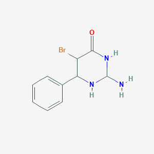 2-Amino-5-bromo-6-phenyl-1,3-diazinan-4-one