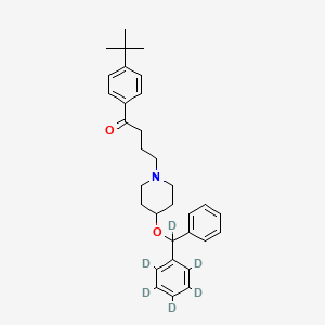 molecular formula C32H39NO2 B12365297 Ebastine-d6 