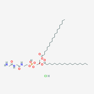 molecular formula C45H89ClN3O10P B12365307 Amino-Gly-Gly-DSPE HCl salt 