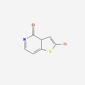 molecular formula C7H4BrNOS B12365312 2-bromo-3aH-thieno[3,2-c]pyridin-4-one 