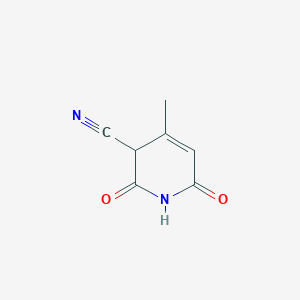 4-Methyl-2,6-dioxo-1,3-dihydropyridine-3-carbonitrile