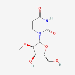 molecular formula C10H16N2O6 B12365349 1-[(2R,3R,4R,5R)-4-hydroxy-5-(hydroxymethyl)-3-methoxyoxolan-2-yl]-1,3-diazinane-2,4-dione 