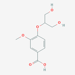 4-(1,3-Dihydroxypropan-2-yloxy)-3-methoxybenzoic acid