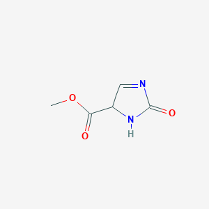 molecular formula C5H6N2O3 B12365410 Methyl 2-oxo-1,5-dihydroimidazole-5-carboxylate 