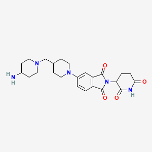 molecular formula C24H31N5O4 B12365434 E3 Ligase Ligand-linker Conjugate 15 