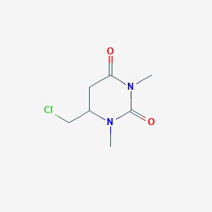 molecular formula C7H11ClN2O2 B12365442 6-(Chloromethyl)-1,3-dimethyl-1,3-diazinane-2,4-dione 